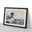 A Great Wave of Kanagawa by Katsushika Hokusai - Picture Frame Painting Print on MDF-55629729-55629733