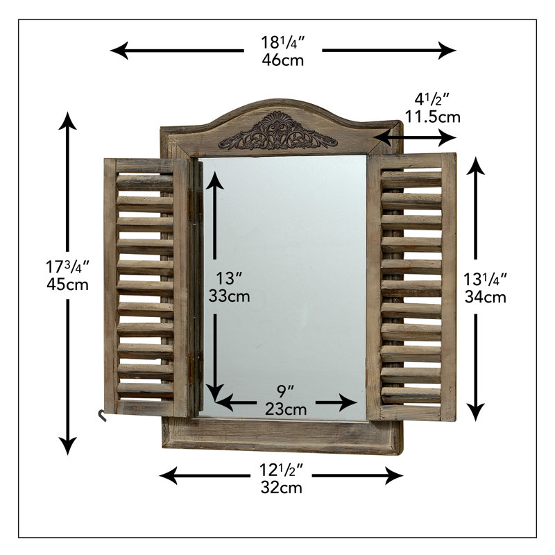 Bellwood Kiln Dried Hardwood Flat Mirror