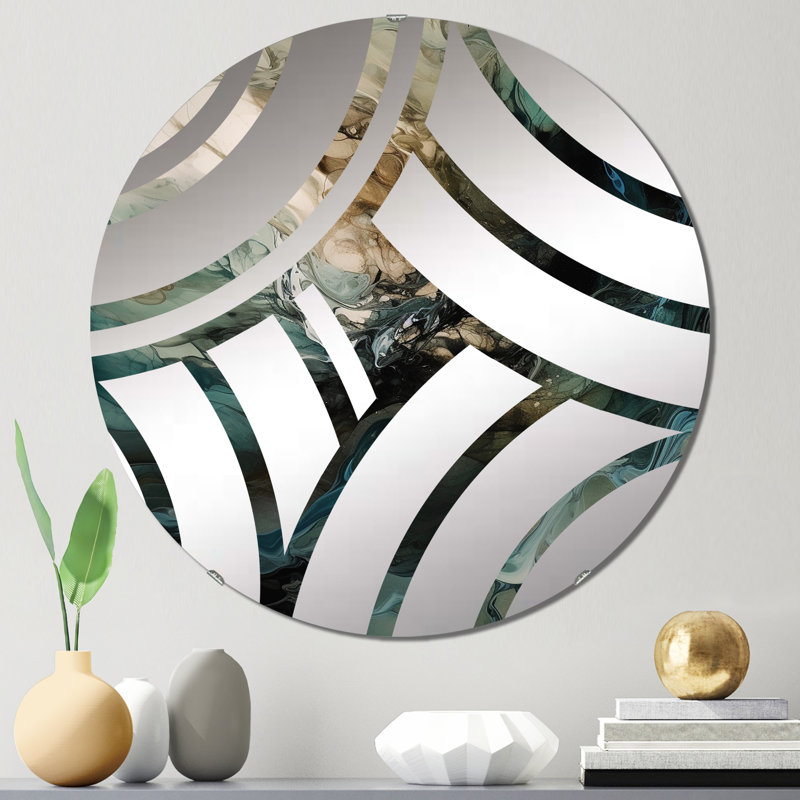 Miroir décoratif Ermey, 23,6 po x 23,6 po