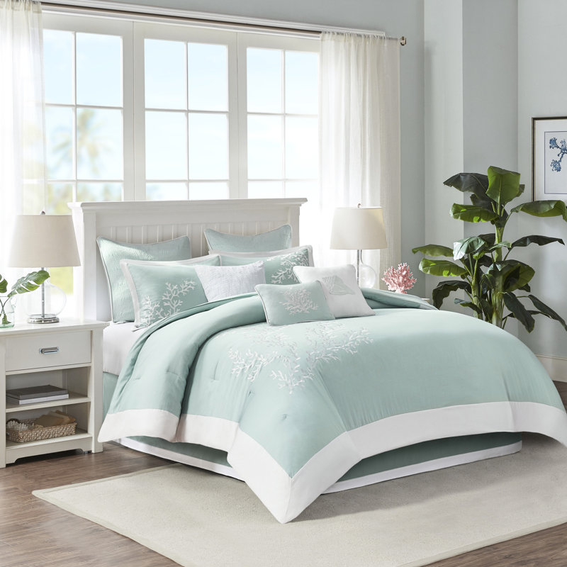 Édredon surdimensionné en coton surdimensionné avec coussins décoratifs 100% pour, Édredon simple + 3 pièces supplémentaires