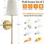 Ensemble de 2 appliques murales Industrial Retro