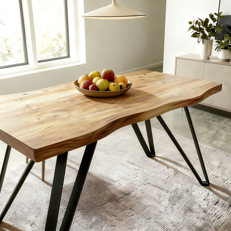 Conary Metal Base Dining Table, 75cm H x 120cm W x 80cm D
