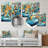 Modern Abstract Wall Decor on Metal-1178351172