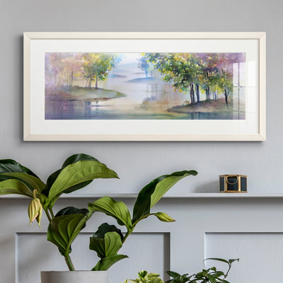 " Meandering Lake II " Painting Print