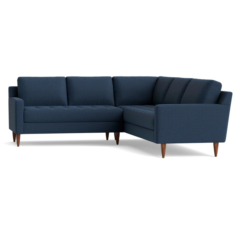 MCM Sectional, Right Hand Facing, Performance Weave - Navy