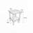 Outdoor Chaise Lounge Chair  with Side Table-383915776