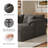 110.2" Modular Cloud Couch with Ottoman, U-Shaped Deep Seat Sofa for Living Room, No Assembly Required-630283886