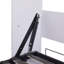 Lit simple blanc avec tablettes optimisant l'espace-1529696868