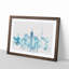 Manhattan New York Skyline Watercolour - Picture Frame Graphic Art Print-56738989-56738986