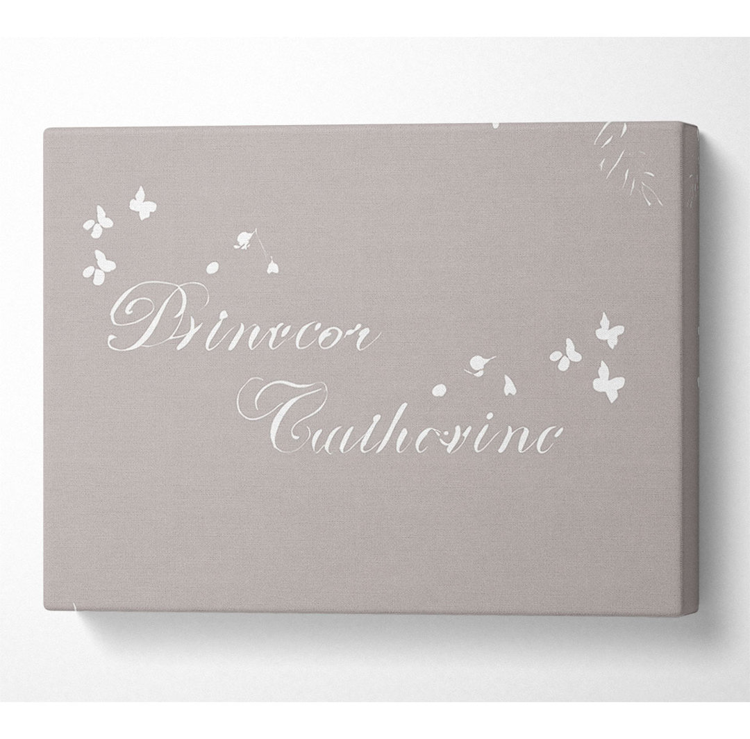 Dein eigener Name Prinzessin Beige - Druck