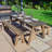 Aggi Rectangular 3 - Piece 2 - Person 150Cm L Outdoor Picnic Table-279493748-279493746