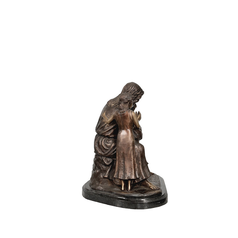 Bronze Jesus with Children Sculpture