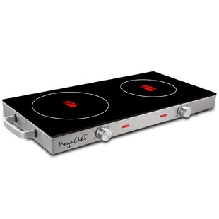 Electric Hot Plate for Cooking, Infrared Double Burner,1800W Portable  Electric Stove,Heat-up In Seconds,Countertop Cooktop for Dorm Office Home  Camp