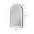 Wall Mounted Bathroom Framed LED Mirror With Memory Function-1289264547-1340570947