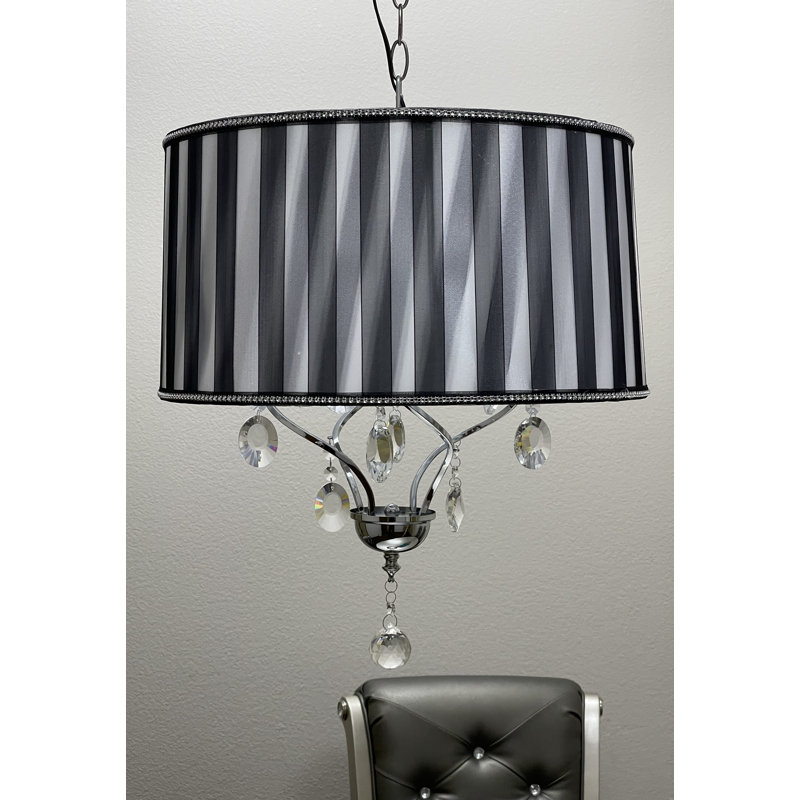 Luminaire suspendu tambour 1 lumière Broomdale