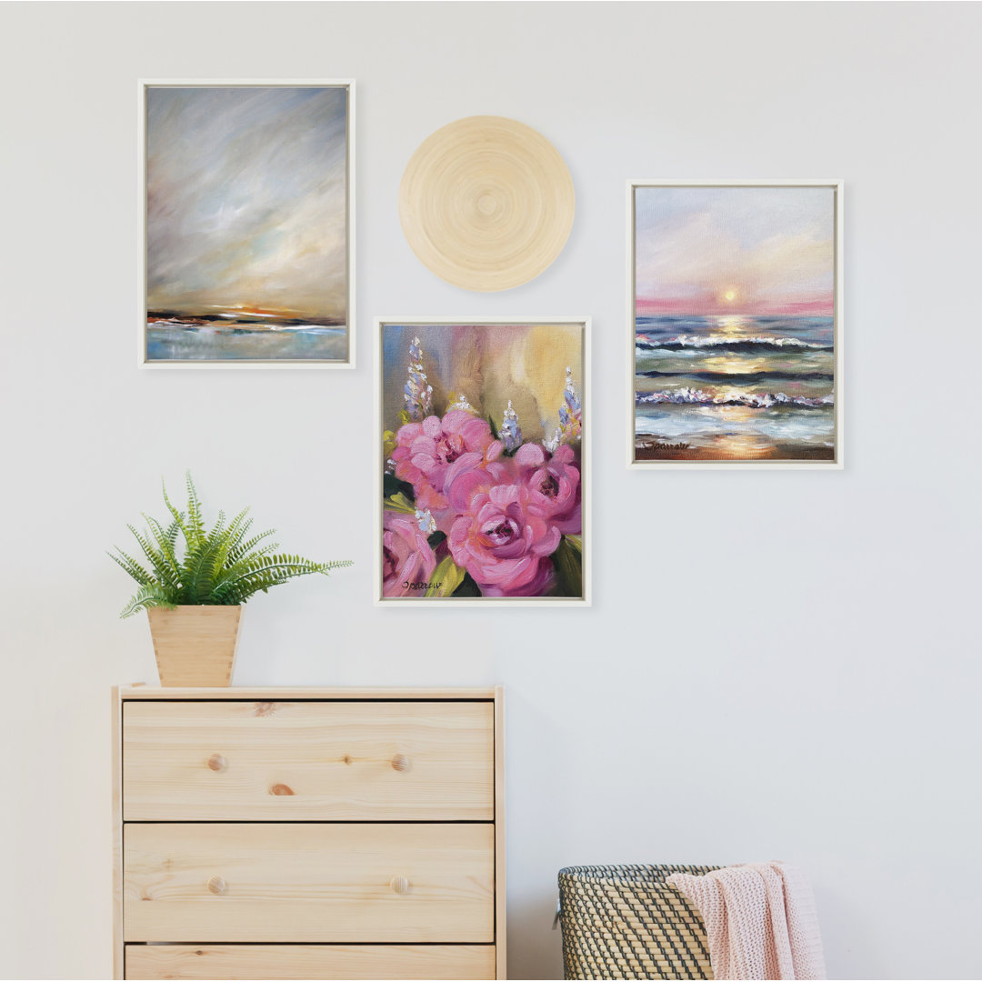 Day's End by Mary Sparrow Framed Canvas Wall Art Print Winston Porter 