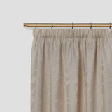 Full Stop Antique Brass Adjustable 160cm to 300cm 2cm Single Curtain Pole