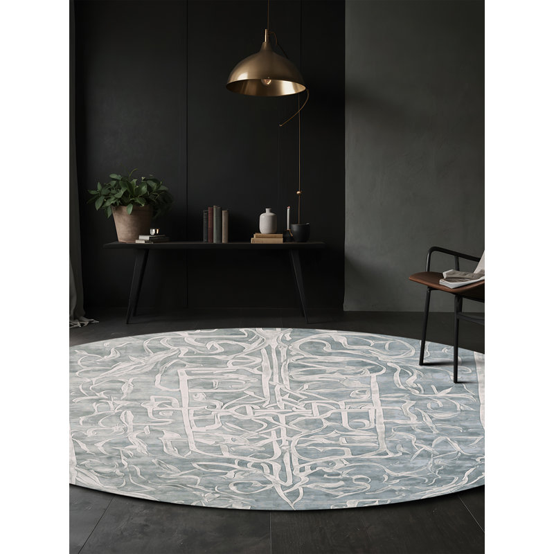 Tapis vert lavable à la machine, Rond 3 pi
