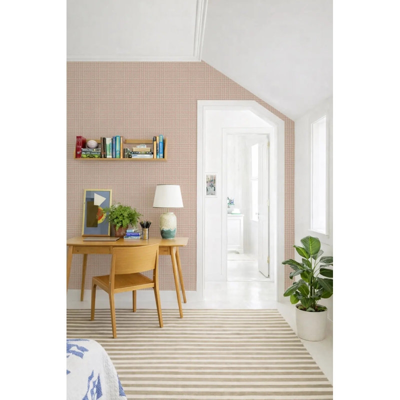 Houndstooth Glen, Blush, Peel & Stick