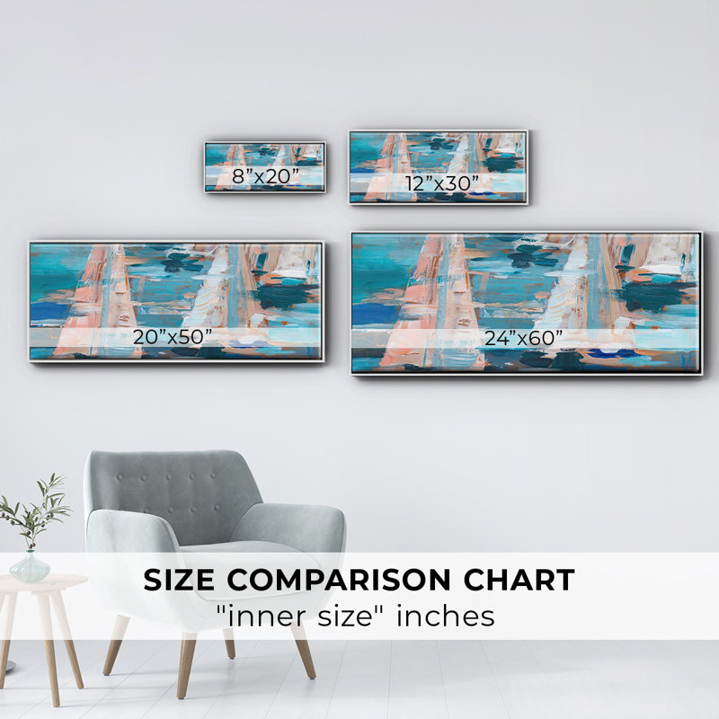 Pop Regatta I- Framed Canvas
