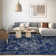 Elegant Oriental Machine Washable Rug with Rubber Anti-Slip Backing Ideal for Living Room, Dining Room, Bedroom, Office & Playroom