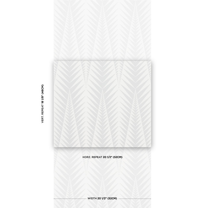 Papier peint zèbre Schumacher x Neisha Crosland, Gris colombe