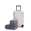 19 po + 3 pièces Sac de rangement doublé Bagage à main trois pièces-129384263