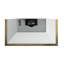Hotte murale Forno Vittorio 48 po en blanc avec garniture en laiton antique, 424 CFM avec filtres à chicane-105889587
