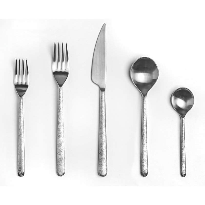 Linea 5 - Piece Stainless Steel Flatware Set - Service for 1