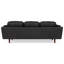 Brooklyn 90 Inch Sofa - Dark Brown-19862797