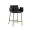 Upholstered Bar Stool with Metal Frame-2014504768-2014504769