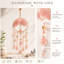 Décoration suspendue en cristal avec motif d'arbre de vie rose