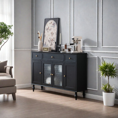 Armoire de rangement simple et rétro