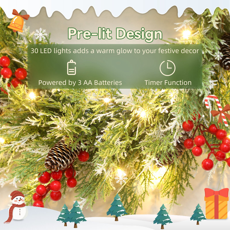 Faux 60cm Wreath