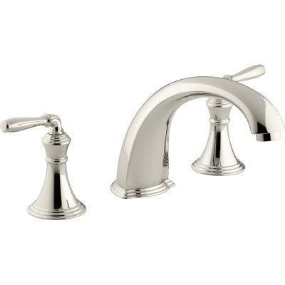 Garniture de robinet de baignoire romaine à deux poignées Devonshire