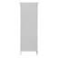Armoire de rangement blanche avec 4 tiroirs et tablette réglable