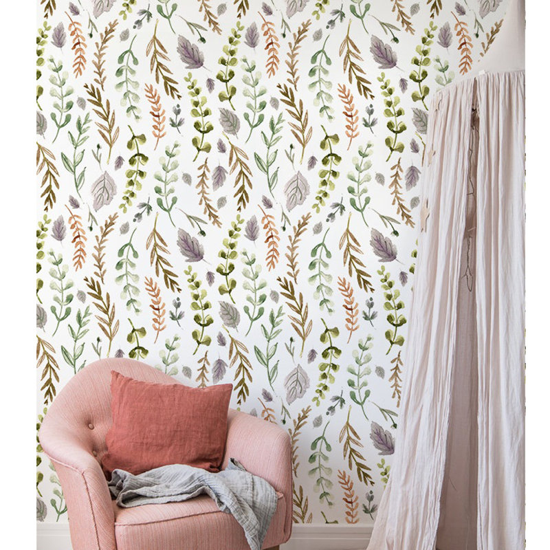Otley Leaves Wallpaper, 208 x 146cm