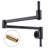 Wall Mount Pot Filler with Folding Stretchable Double Joint Swing Arm-103398262