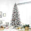 Arbre de Noël artificiel enneigé 9 pieds avec 616 branches de cèdre réalistes