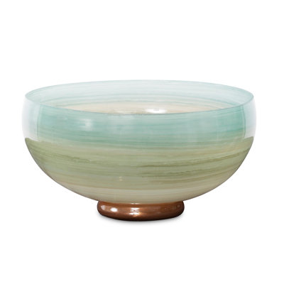 Capri Stripe Glass Bowl