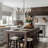 6-Light Gold & Black 43.7" Dimmable Sputnik Modern Chandelier with 96" Height Adjustable 