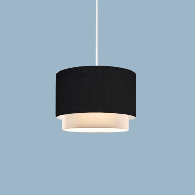 1 - Light White Shaded Pendant