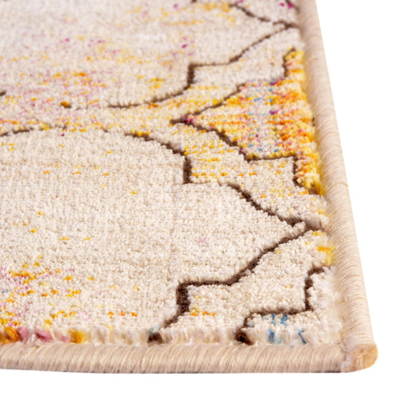 Kaye Damask Indoor Rug, Rectangle 2' x 3'