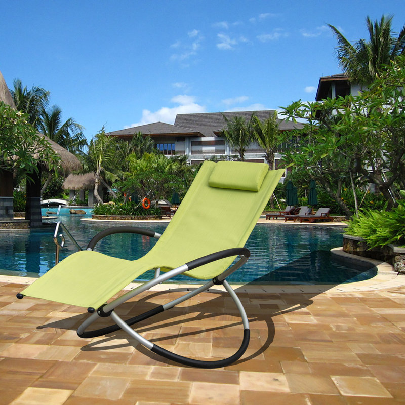 Asenith Folding Zero Gravity Chair, Green