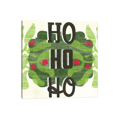 Let'S Get Jolly II 1 Piece Wrapped Canvas Wall Art