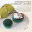 Round Storage Ottoman, 2 In 1 Function, Work As End Table And Ottoman-1487154990-1487154962