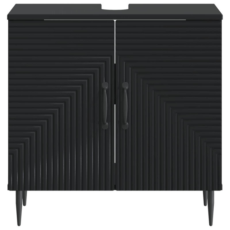 Under Sink Cabinet, Black