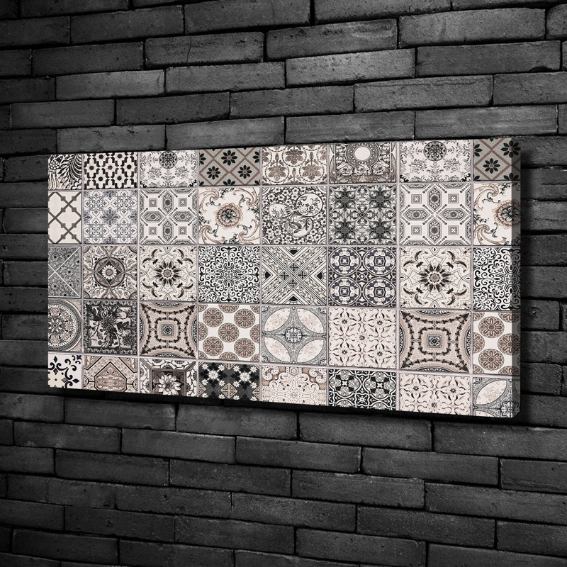 Ceramic Tiles - Wrapped Canvas Print