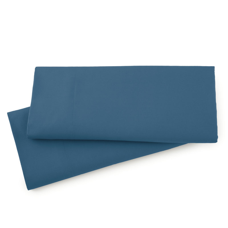 Deux taies d'oreiller en microfibre Eldon par Southshore Fine Linens, Taies d'oreiller pour grand lit, Bleu couronne