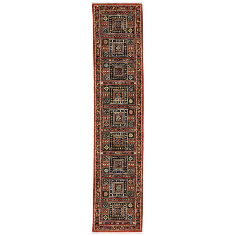 Oaklynn Performance Oriental Indoor Rug, Runner 2'6" x 12'
